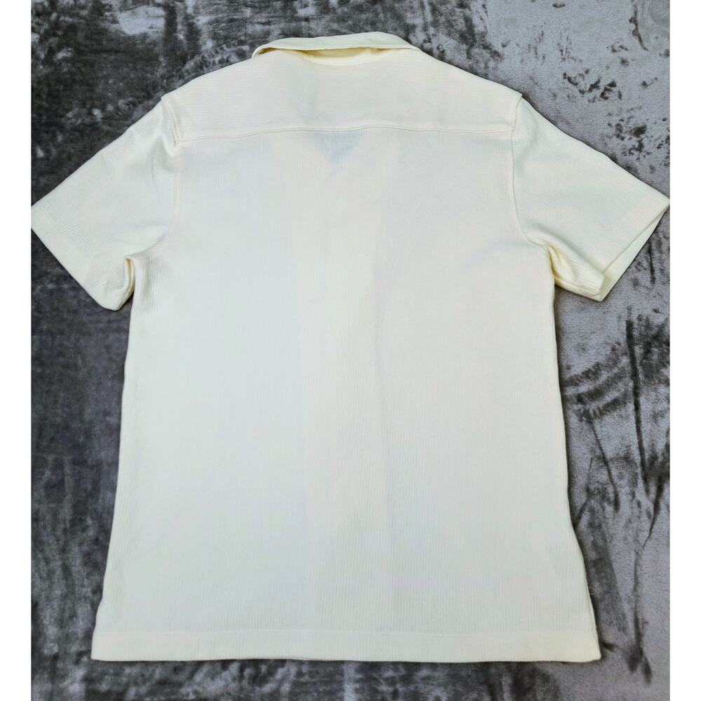 Porter and Ash Men's Cream Colored Button Down Shirt NWT Size M - Picture 8 of 13